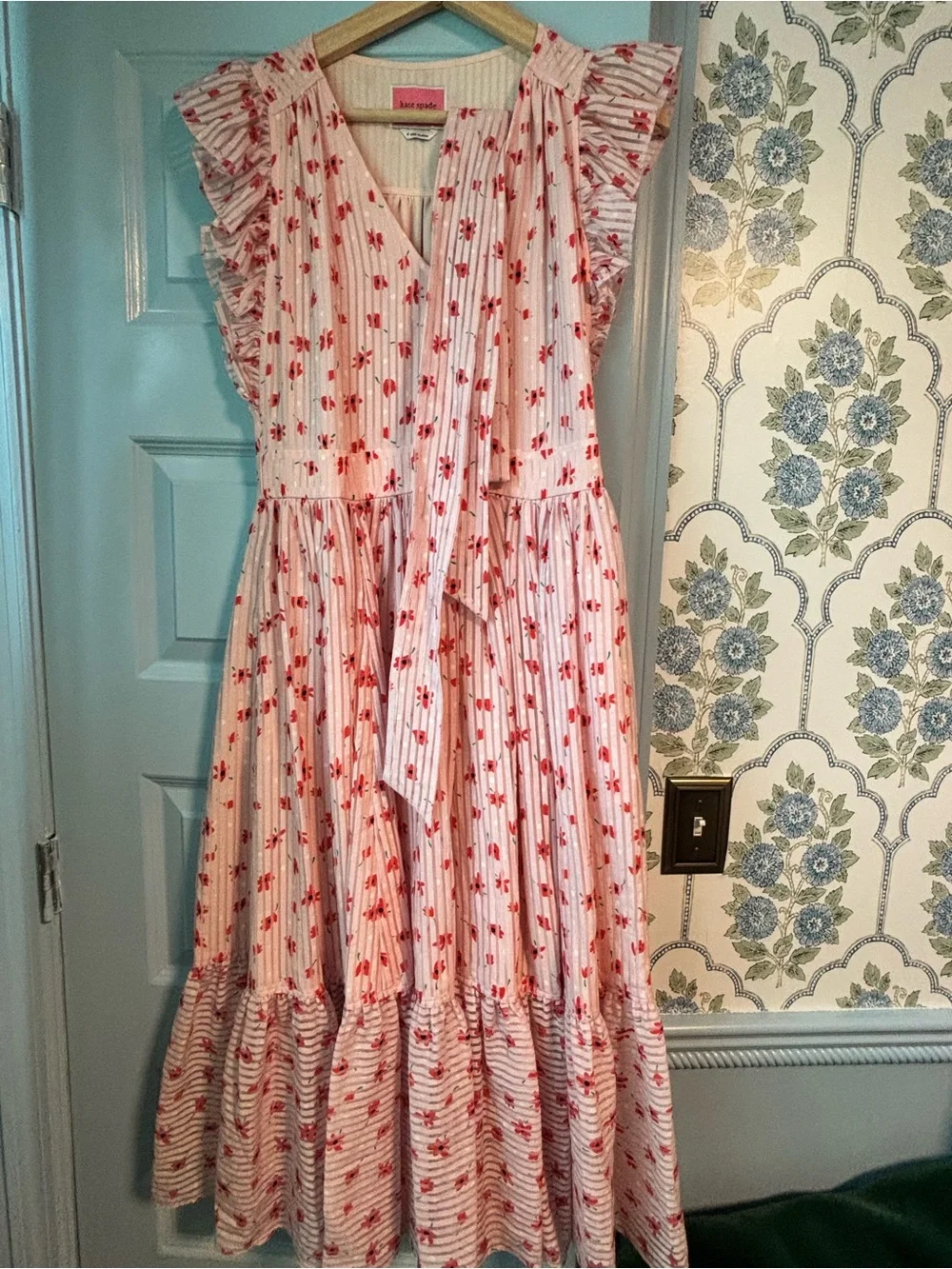 Kate Spade Floral Whimsy Burnout Dress
